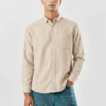 Men's Blue Floral Printed Casual Sleeve Shirt Cotton Blend Shirt