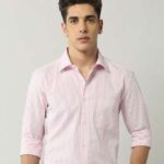 Men's Blue Floral Printed Casual Sleeve Shirt Cotton Blend Shirt