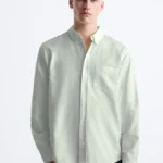 Men's Blue Floral Printed Casual Sleeve Shirt Cotton Blend Shirt